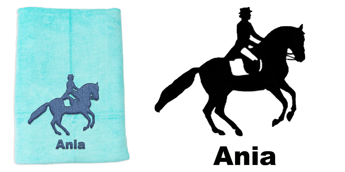 ręcznik szybkoschnący z mikrofibry dla jeźdźca